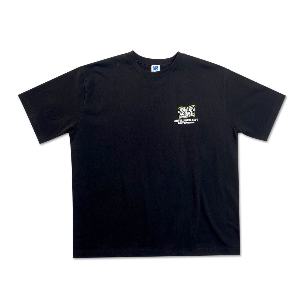 10306 버니 뉴스 반팔 티셔츠 (BLACK)