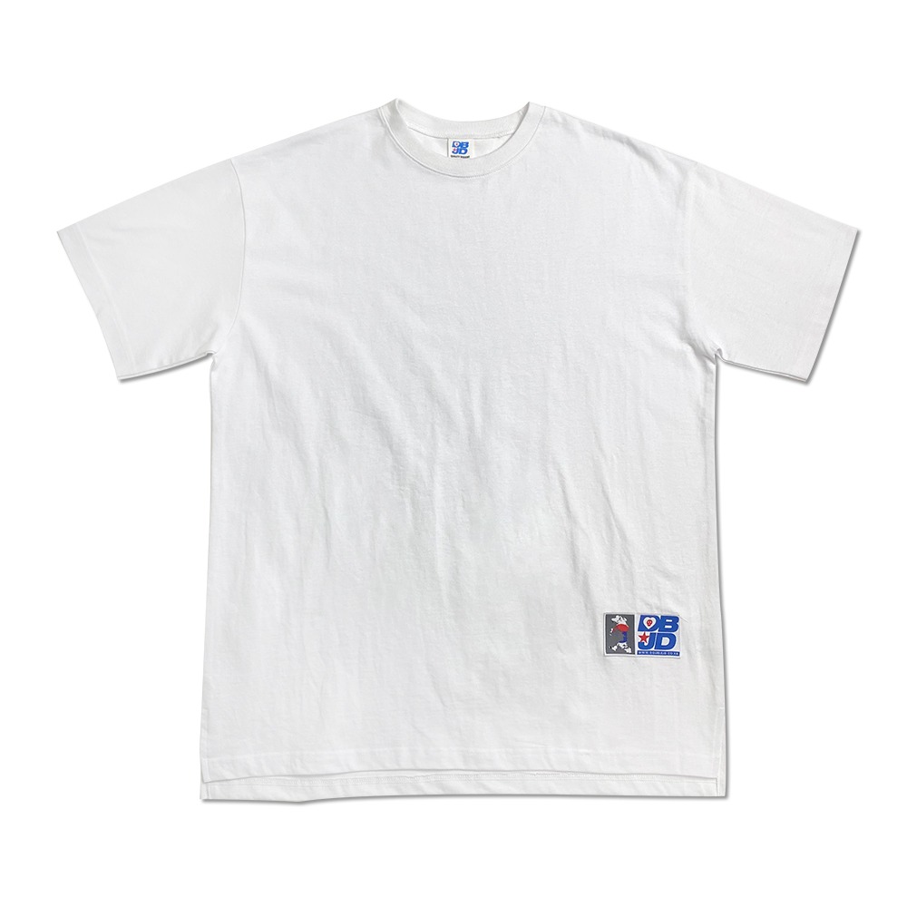 10301 태극기 패치 반팔 티셔츠 (WHITE)